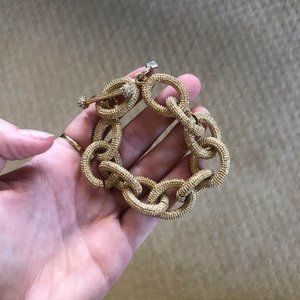 J.Crew Gold Chain link Bracelet